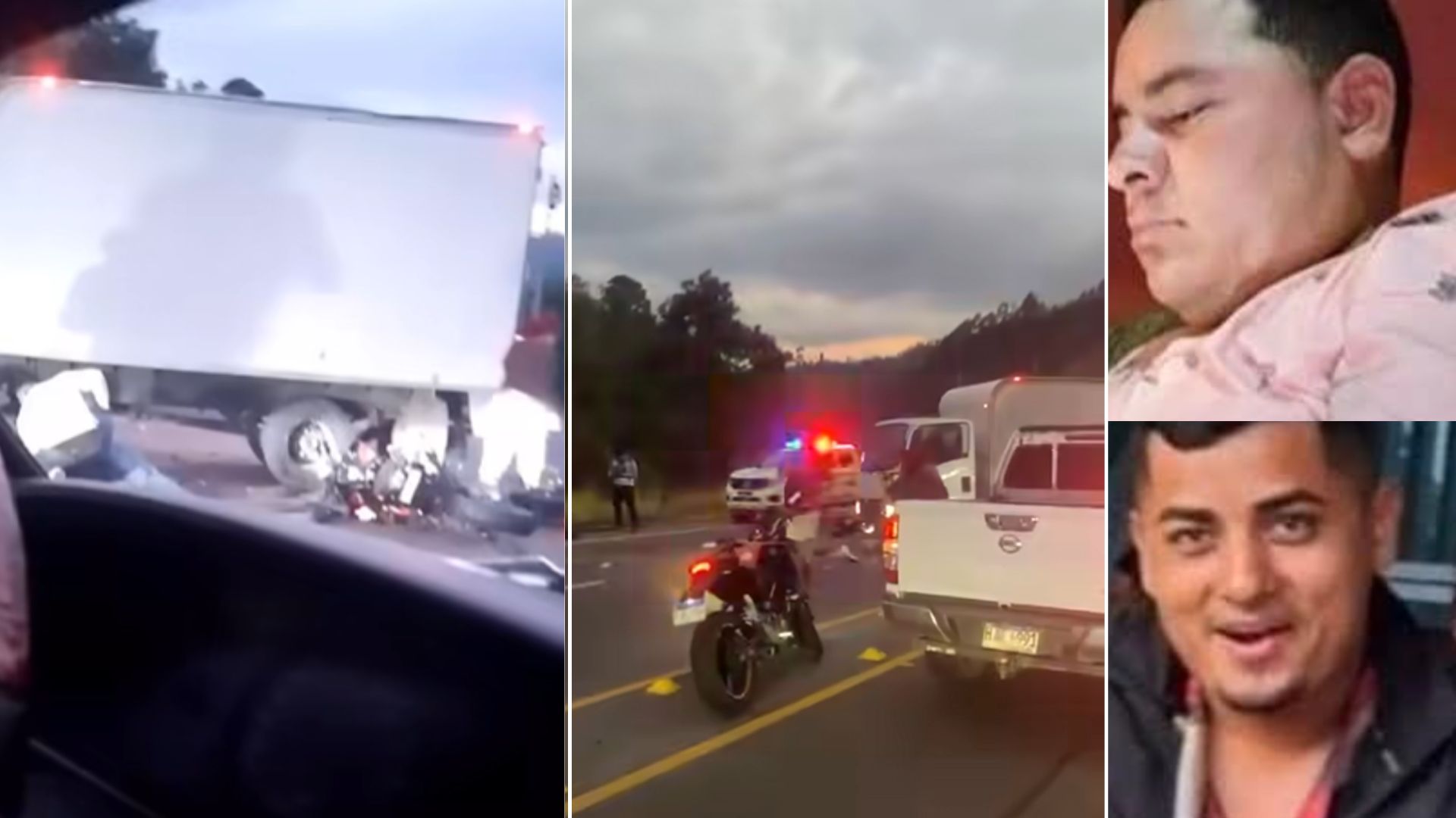 'Amaban las rodadas': identifican a víctimas de fatal accidente en la Cuesta de la Virgen