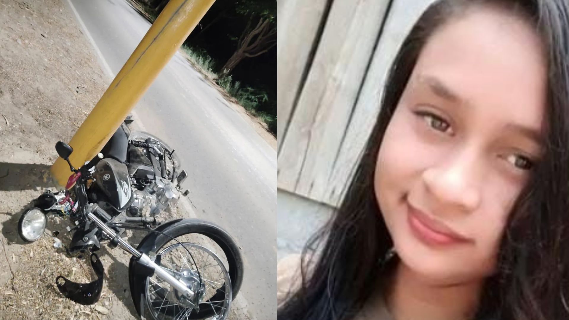 '¿Y ahora qué le digo a sus hijos?': joven muere tras chocar contra un poste en Atlántida