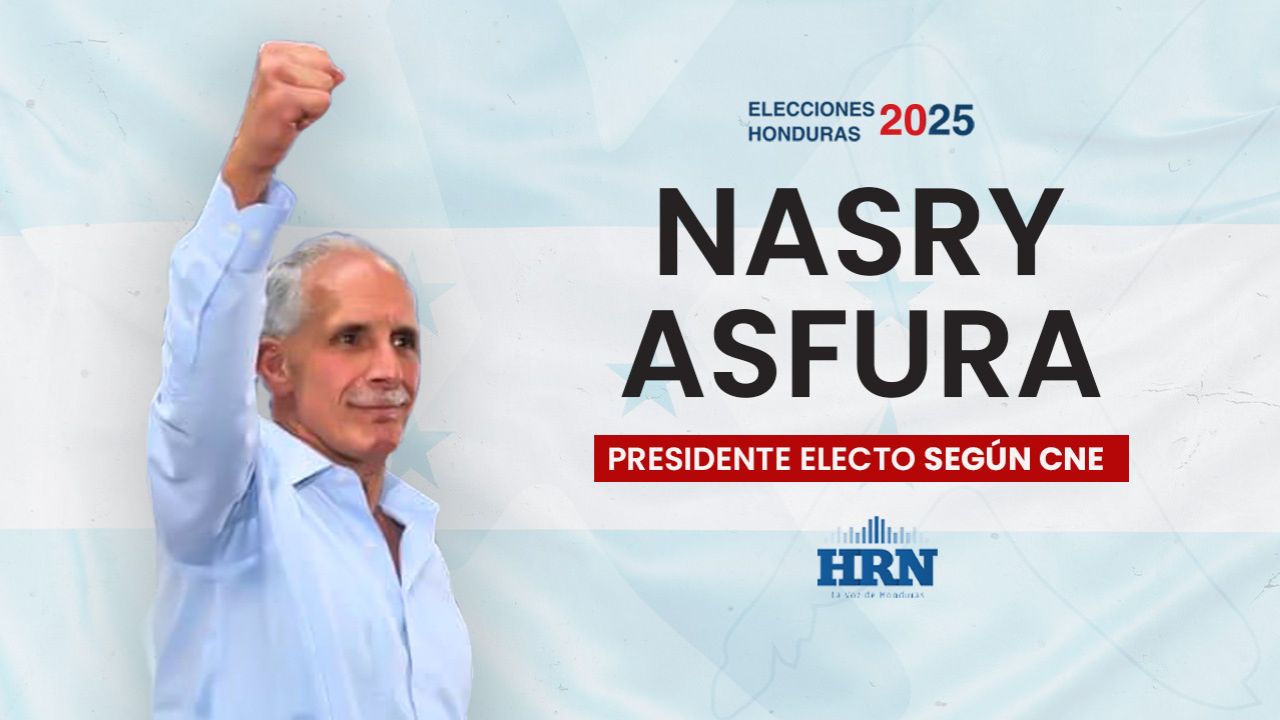 Nasry Asfura, presidente electo de Honduras para el periodo 2026-2030, según el CNE