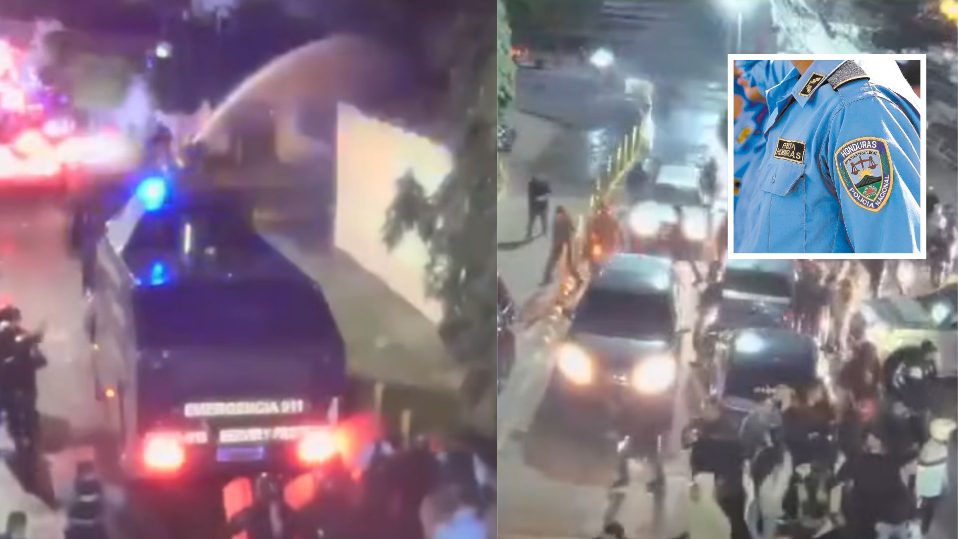 La Policía revela por qué intervino contra militantes de Libre en las afueras del Infop