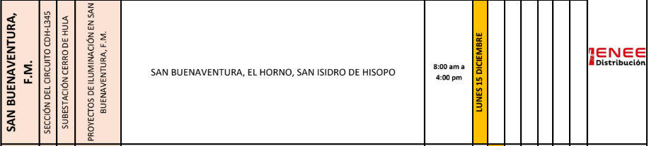 Lista de colonias que no tendrán luz pasado mañana