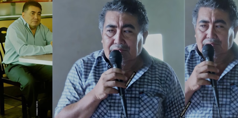 Dos fotos del hombre