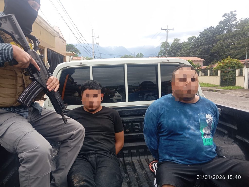 Foto de los capturados