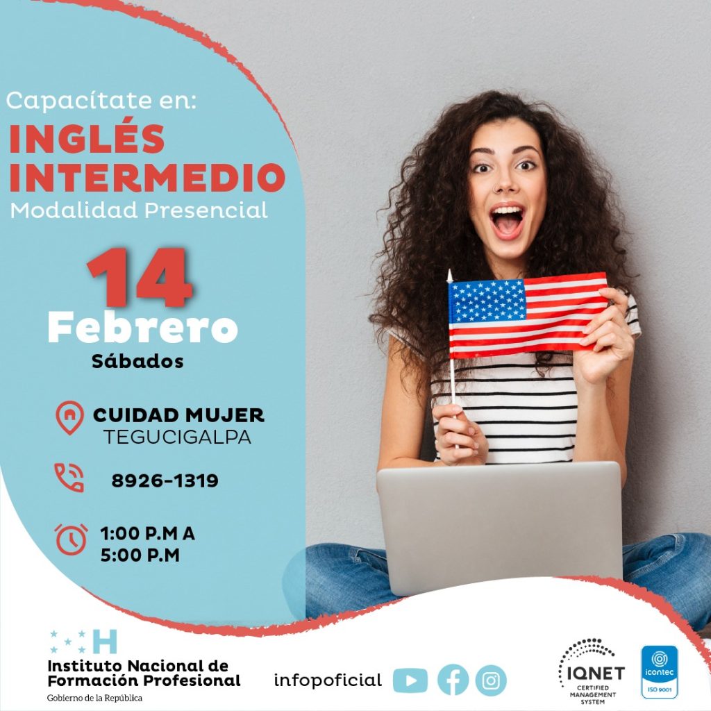 Foto donde se leen los detalles del curso