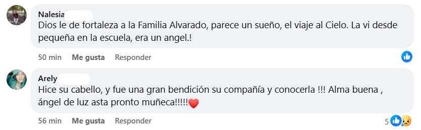 Captura de pantalla de los comentarios