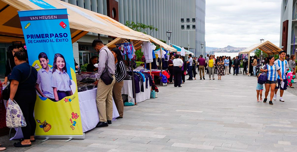 Lugar de una feria escolar