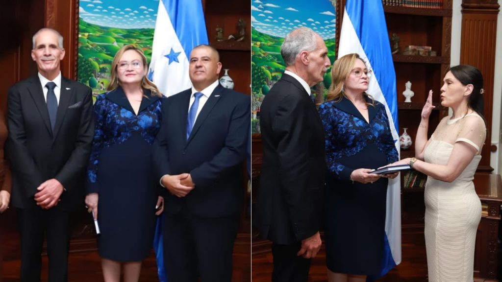 Funcionarios del gabinete de Gobierno de Honduras 2026 de pie