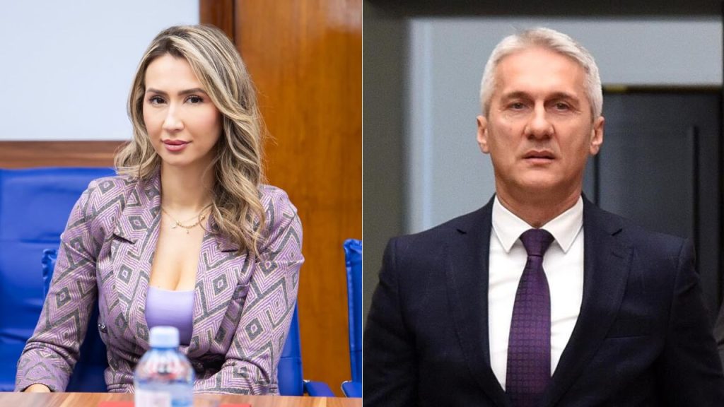 A la izquierda, Mirjana Pajković; a la derecha, Dejan Vukšić