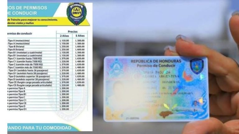 Estos son los costos y requisitos para tramitar la licencia de conducir en Honduras