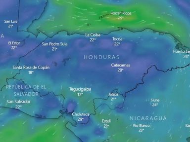 Frente frío provocará lluvias: estas regiones de Honduras estarán en alerta por 72 horas
