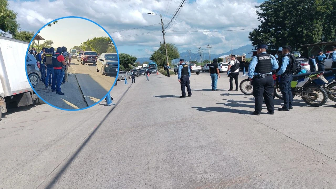 Balacera deja un muerto y dos policías heridos en San Manuel, Cortés