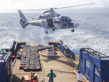 La ruta de barco tripulado por hondureños que llevaba cocaína que decomisó Francia