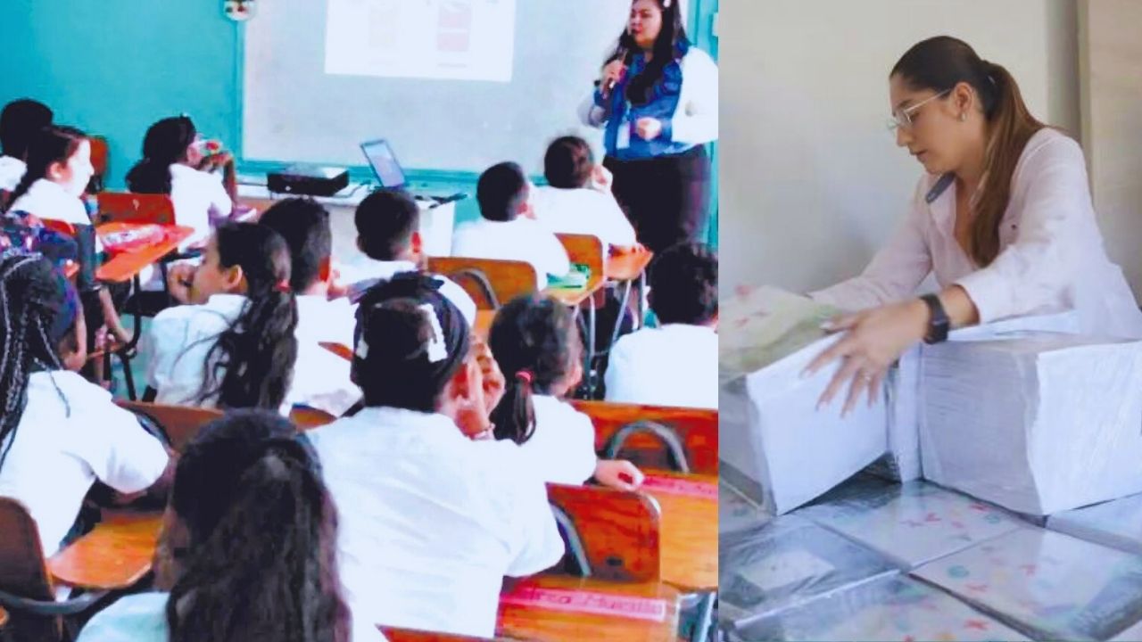 Imagen de Libros de matemáticas de primer grado listos para su entrega en Francisco Morazán 2026