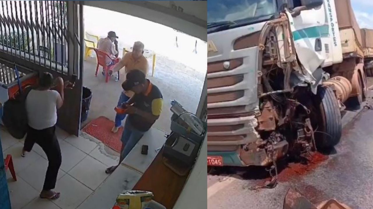 VIDEO: Hombre mata a su esposa y al huir muere al chocar contra rastra