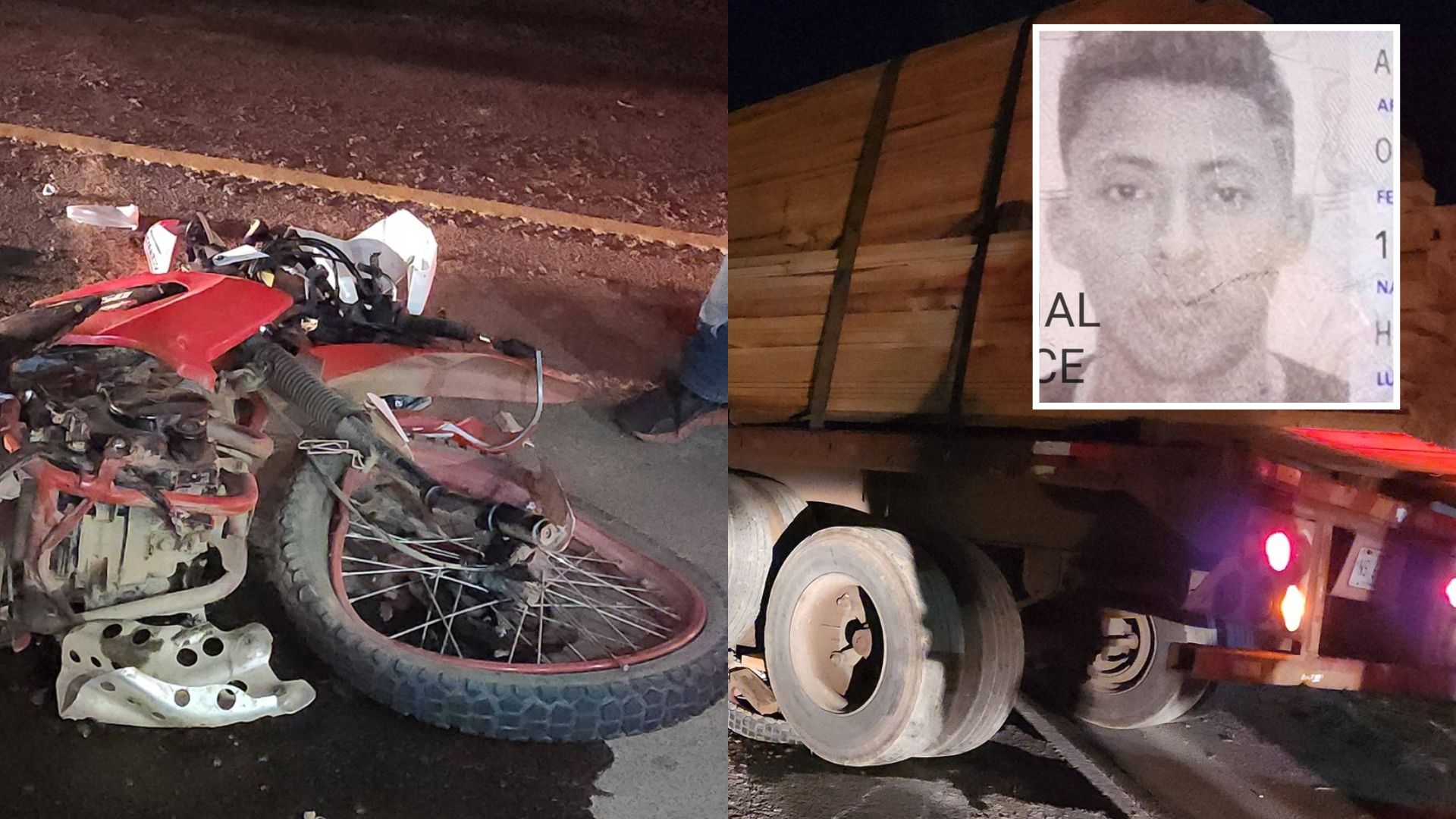 'No andaba el chaleco': así fue accidente donde murió motociclista en Guaimaca