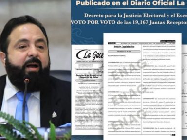 ¿Qué establece el decreto impulsado por Luis Redondo sobre escrutinio de votos?
