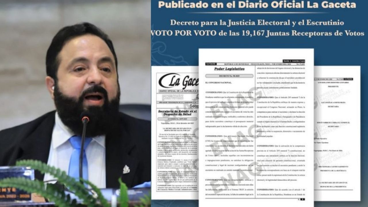 ¿Qué establece el decreto impulsado por Luis Redondo sobre escrutinio de votos?
