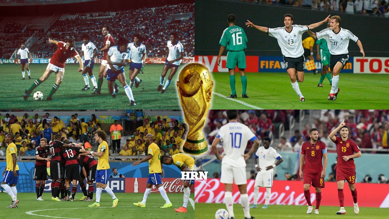 ¿Aparece Honduras? Estas son las goleadas más humillantes en los 22 mundiales de la FIFA