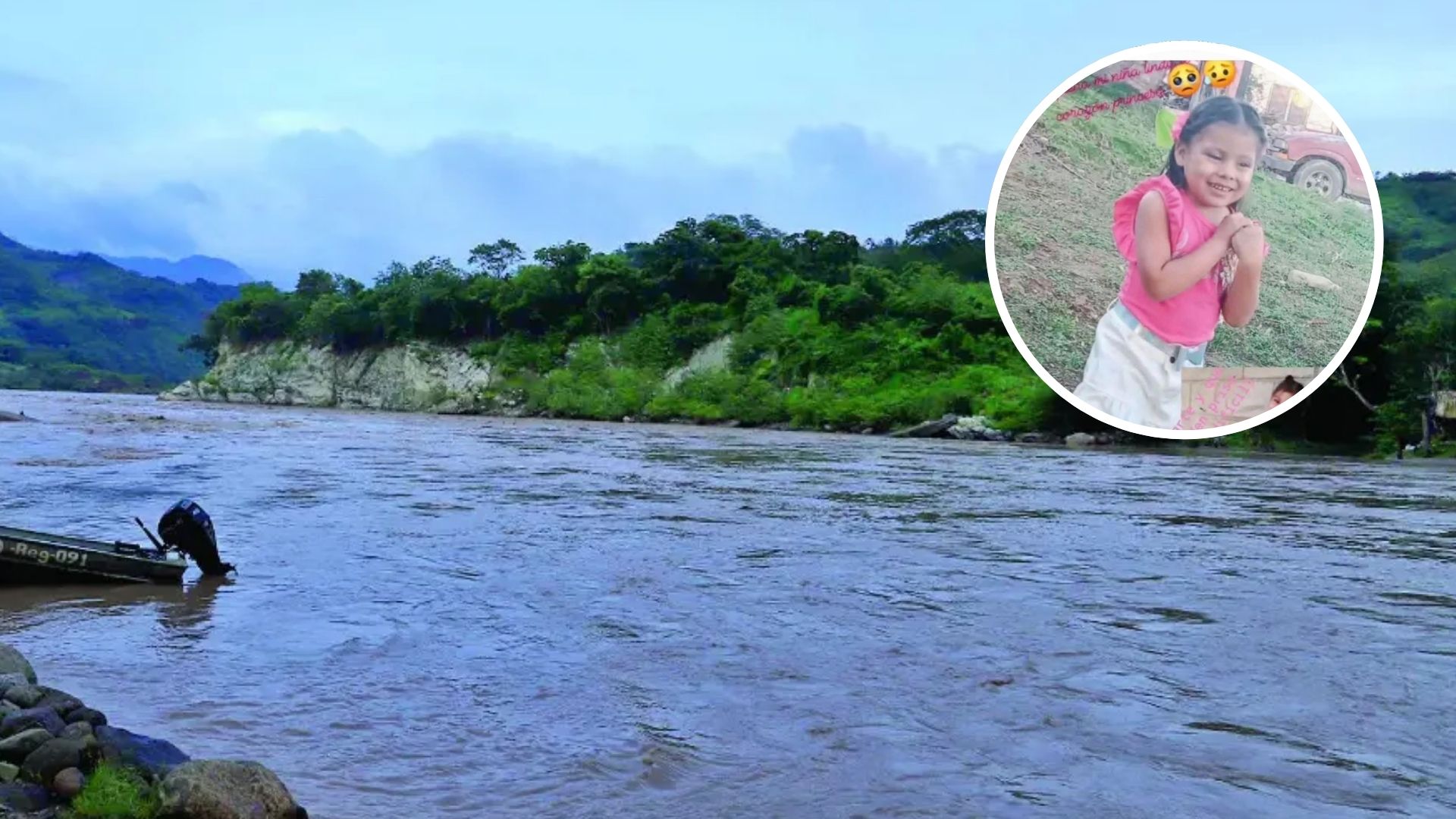 'Solo abrí y cerré los ojos': niña desaparece misteriosamente de paseo familiar en el río Ulúa