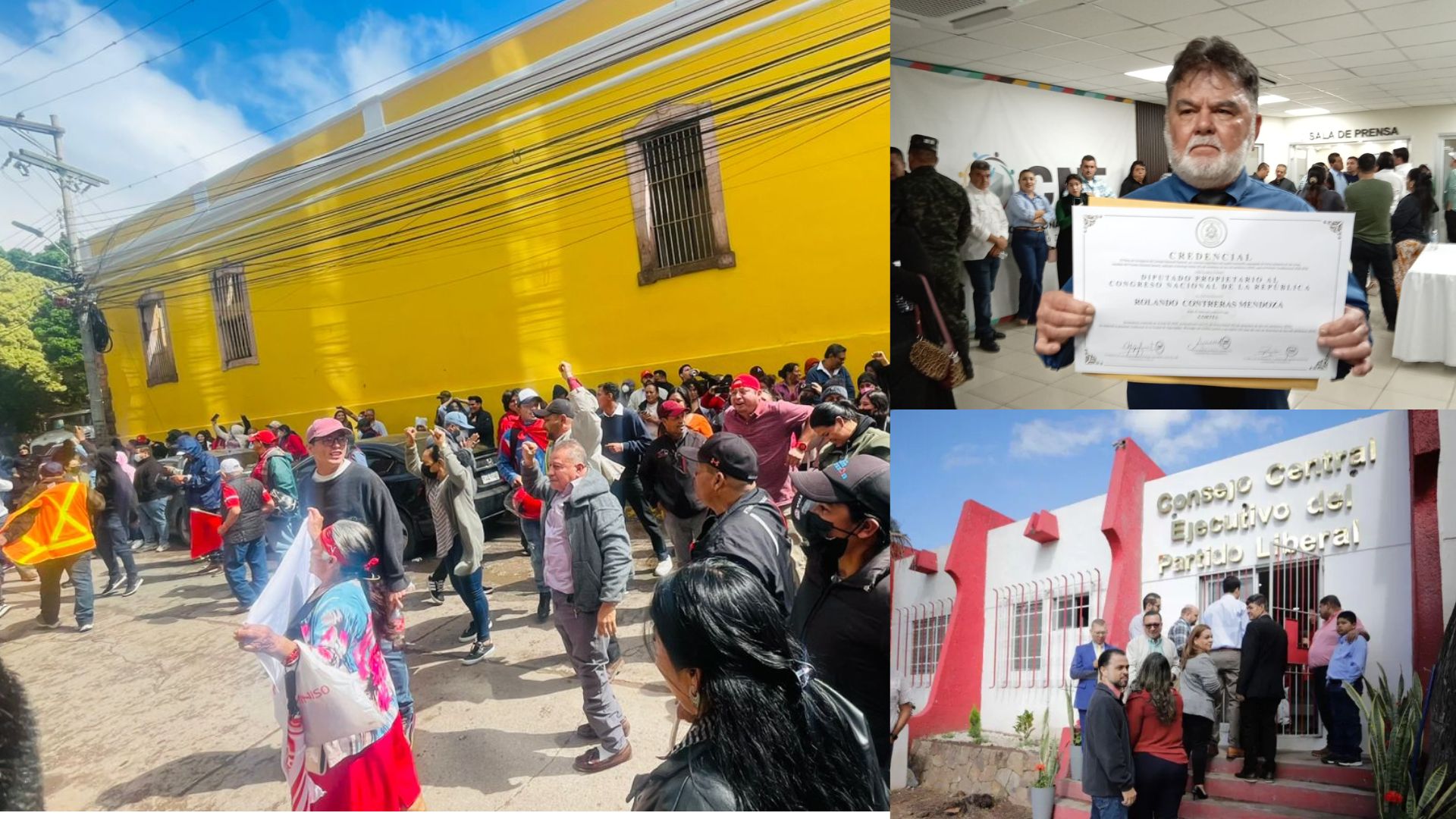 VIDEOS: Golpes y empujones durante acreditación de diputados y alcaldes