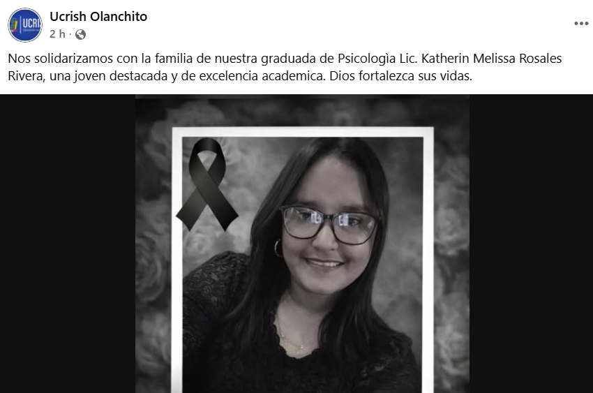 Captura de pantalla de la publicación