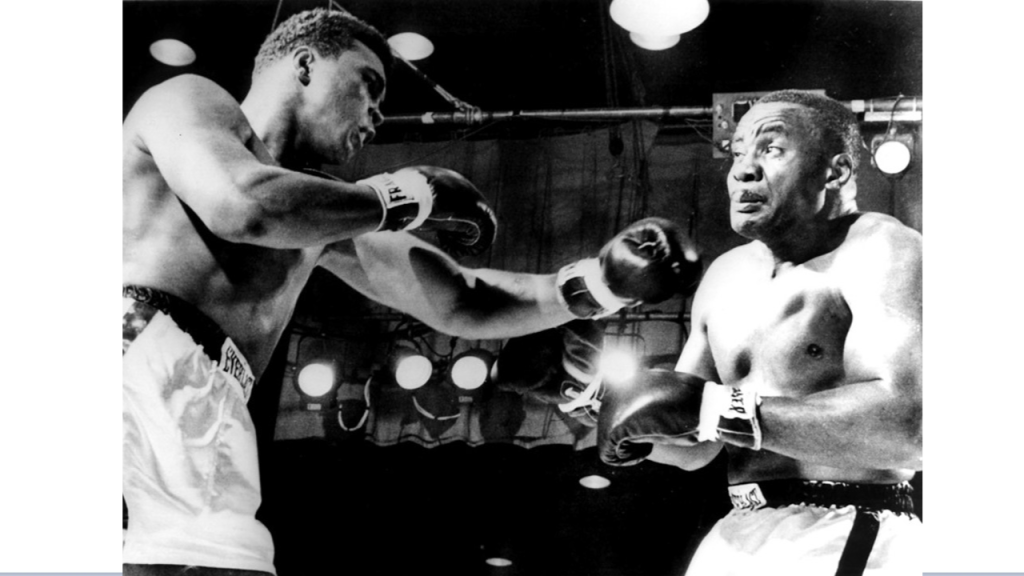 Muhammad Ali y Sonny Liston