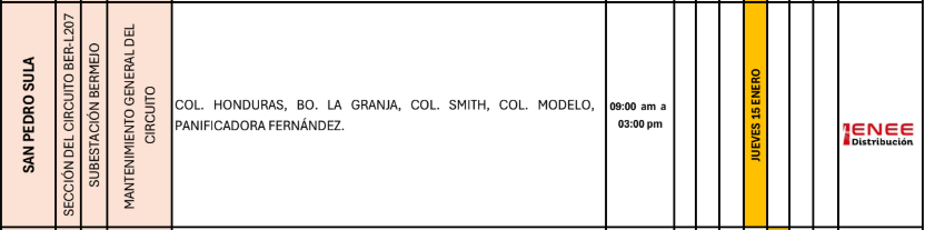 Lista de colonias que no tendrán luz pasado mañana