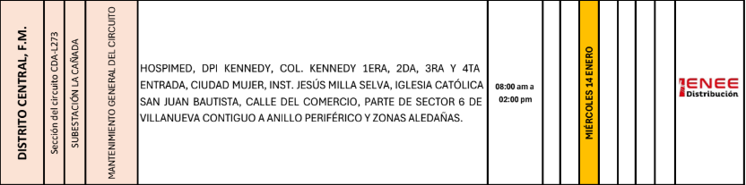 Lista de colonias que no tendrán luz pasado mañana