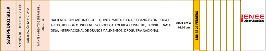 Lista de colonias que no tendrán luz pasado mañana