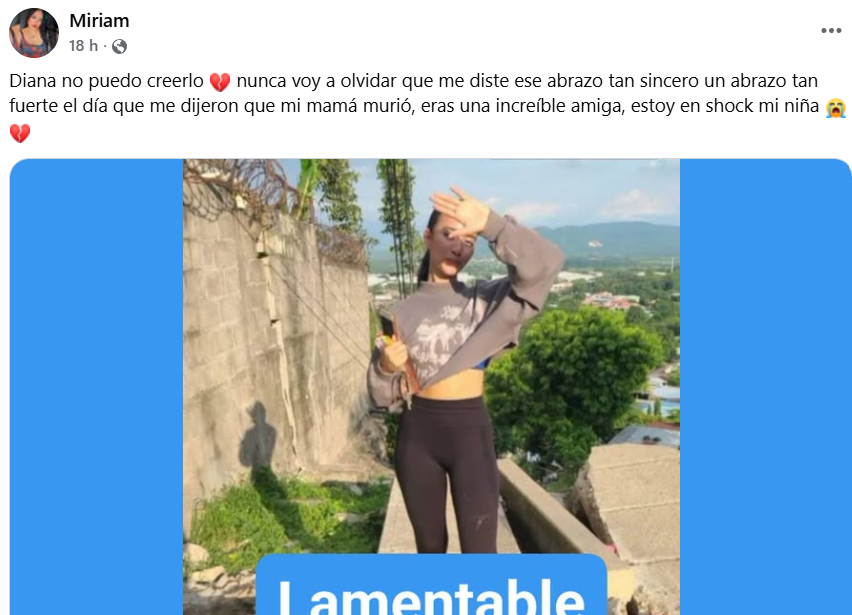 Captura de pantalla de la publicación