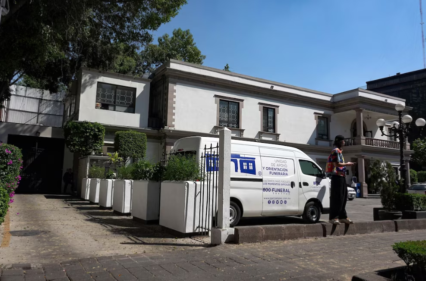 Funeraria en la cual sería velado El Mencho