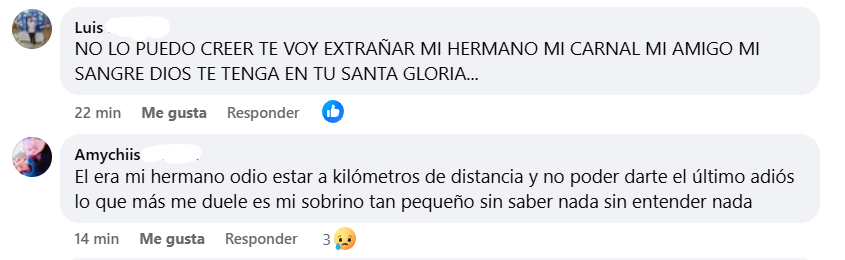 Captura de pantalla de los comentarios