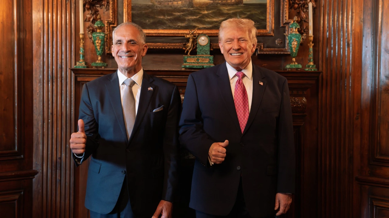 Nasry Asfura y Donald Trump