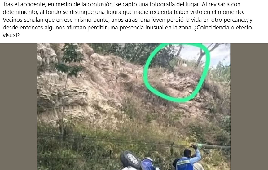 Captura de pantalla de la publicación