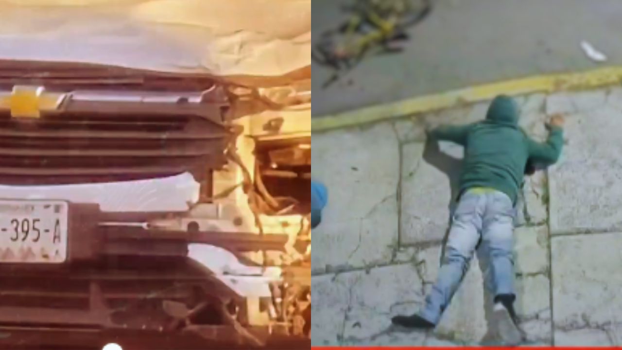 Imagen de Vídeo | 'Busco justicia': Conductor atropelló a padre e hija, que iban en bicicleta