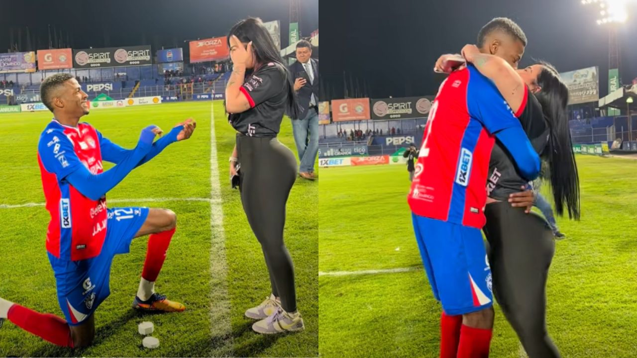 'Doble victoria' | Vídeo: Jugador pidió matrimonio a su novia tras partido de liga de CA