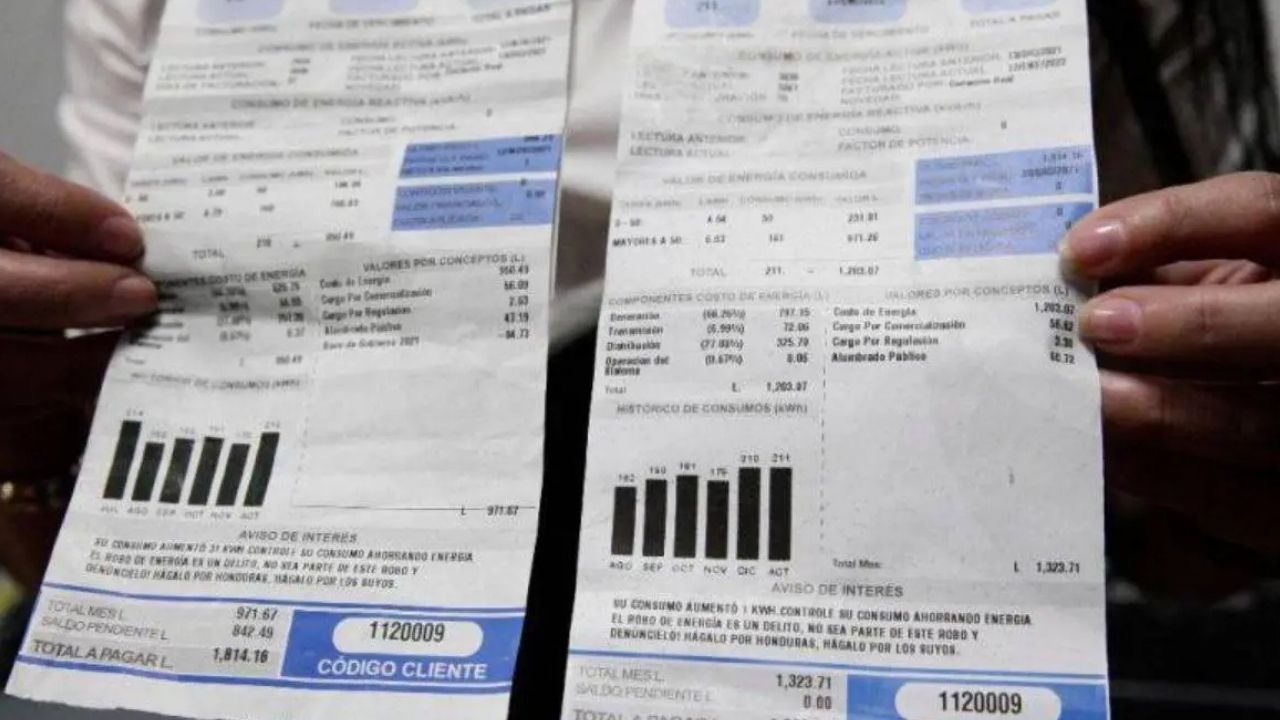 ¿A dónde acudir por factura eléctrica con error en consumo en Honduras?, requisitos