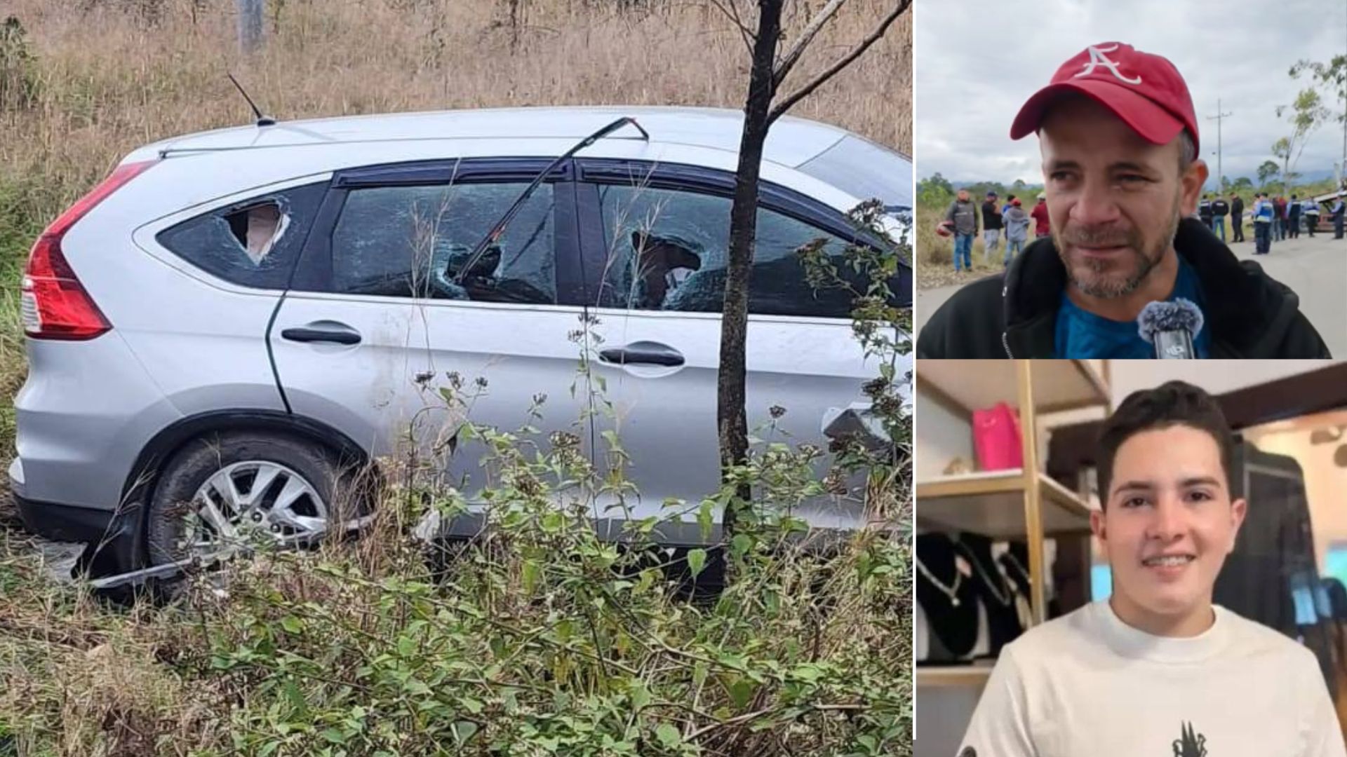 'Vi a mi hijo morir': padre revela cómo fue accidente donde perdió a su hijo en Copán