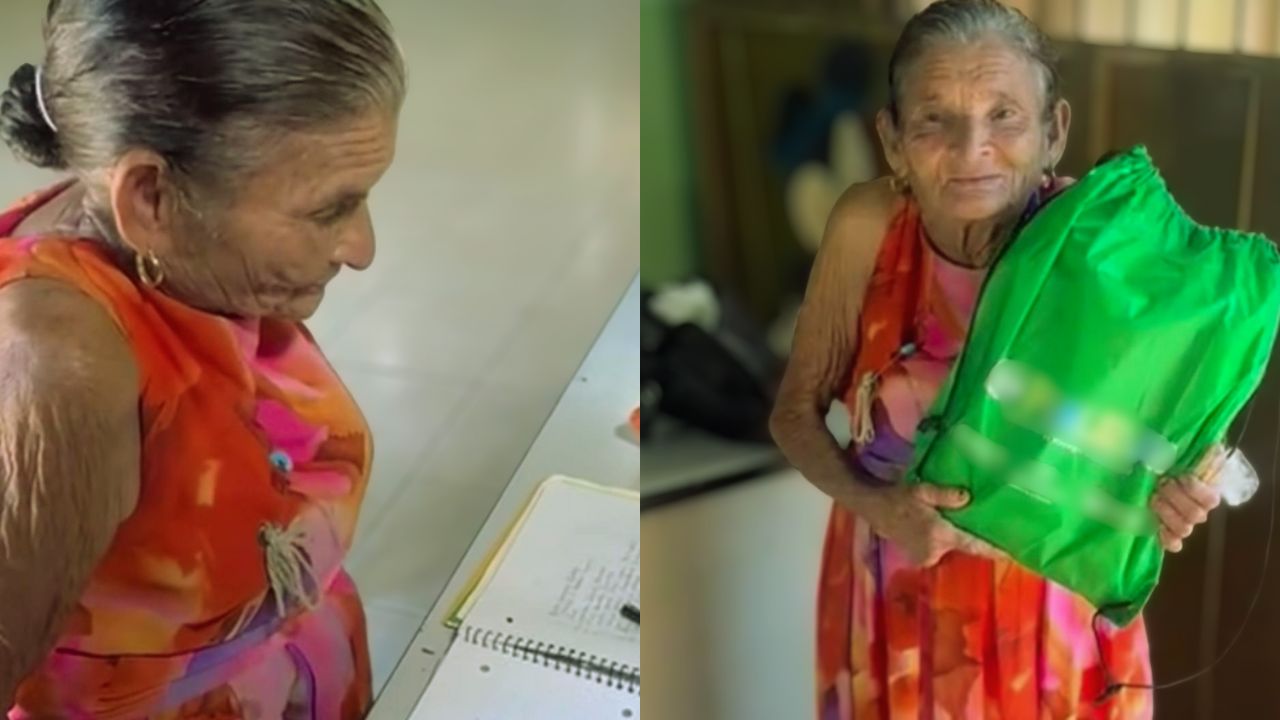 Nunca es tarde: Abuelita sorprende al iniciar sus estudios de primaria en Yoro