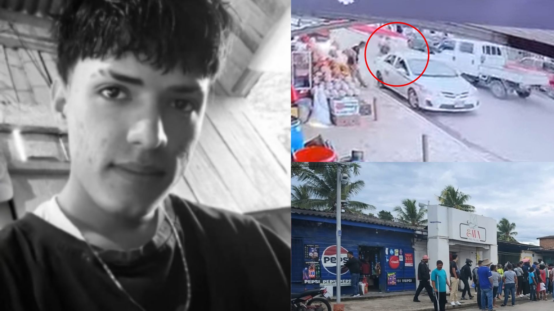 Sale a la luz video del accidente en moto donde murió joven en Talanga