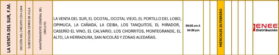 Lista de colonias que no tendrán luz pasado mañana