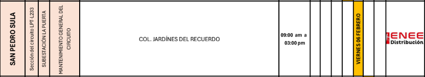 Lista de colonias que no tendrán luz pasado mañana