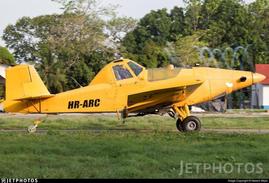 Avioneta en la que perdió la vida el piloto Manuel Alfredo Guerrero Maica.