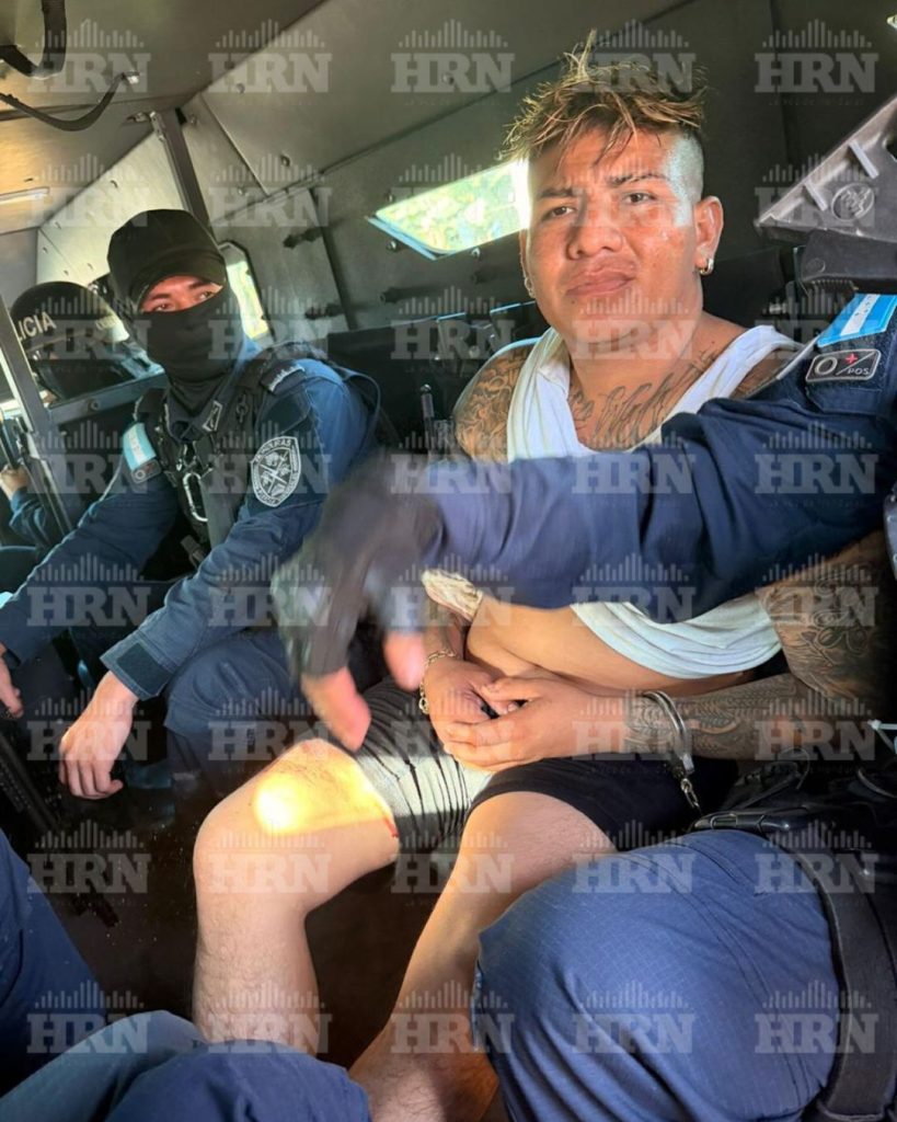 'La Kleivona' tras su captura.