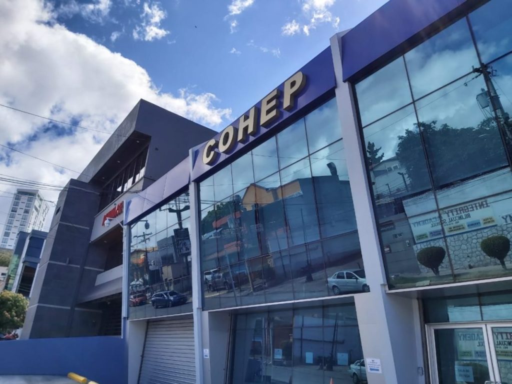 Parte exterior del Cohep