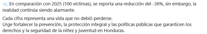 Captura de pantalla de la publicación