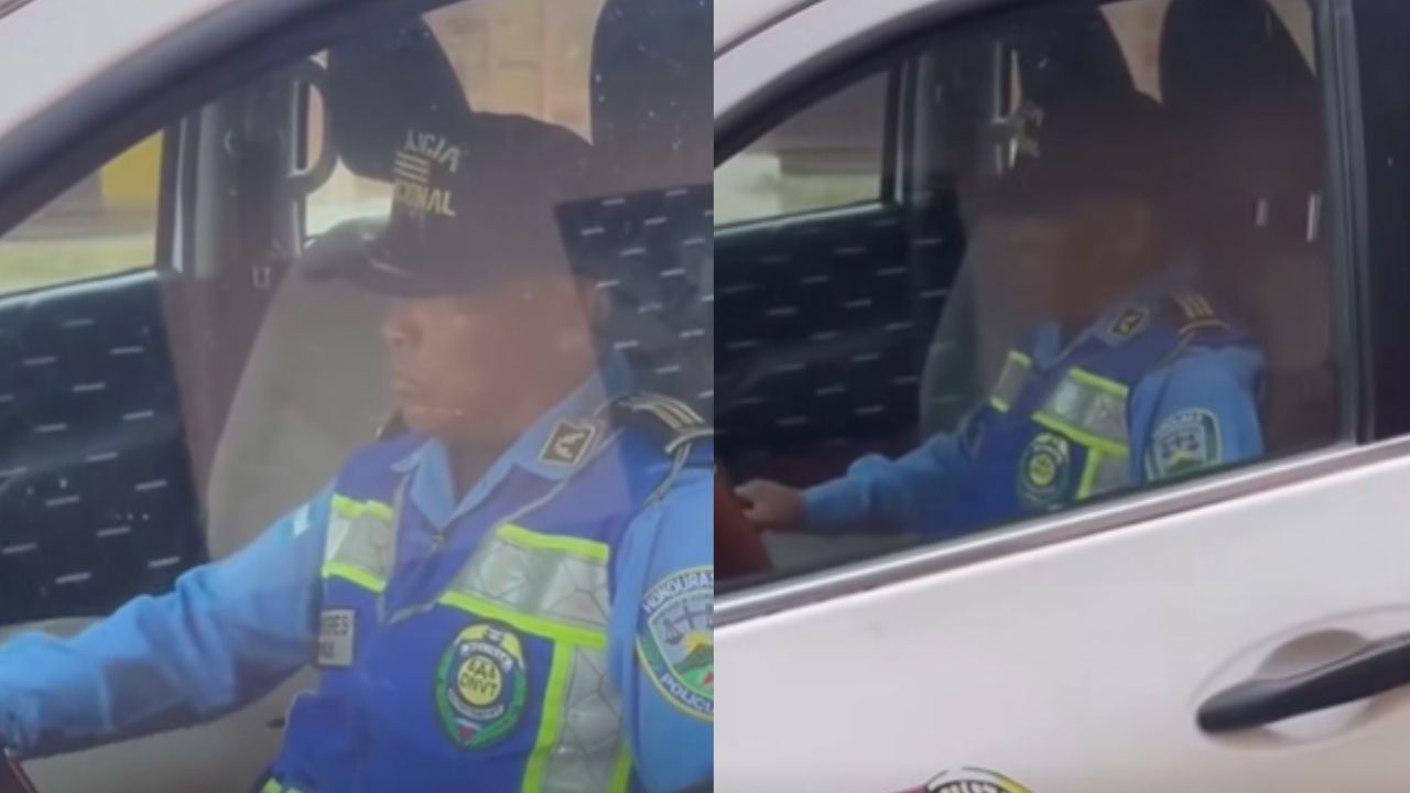 Imagen de VIDEO: 'Anda bolo, papá': acusan a policía de tránsito de conducir patrulla ebrio en La Paz