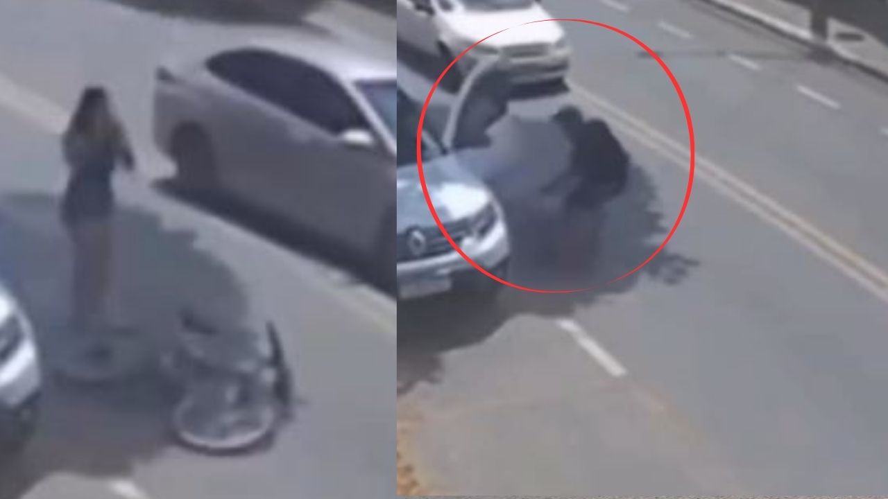 VIDEO: 'Que pende***', conductora abre puerta de auto y provoca muerte de motociclista Imagen principal de VIDEO: 'Que pende***', conductora abre puerta de auto y provoca muerte de motociclista