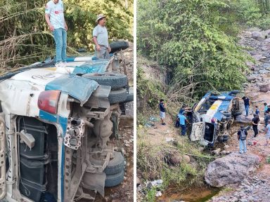 Imagen de Accidente de bus dejó múltiples heridos en Comayagua