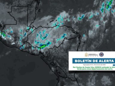 Imagen de ¿Qué departamentos siguen en alerta verde por lluvias del frente frío?